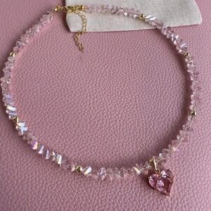 Bohemian heart necklace N800